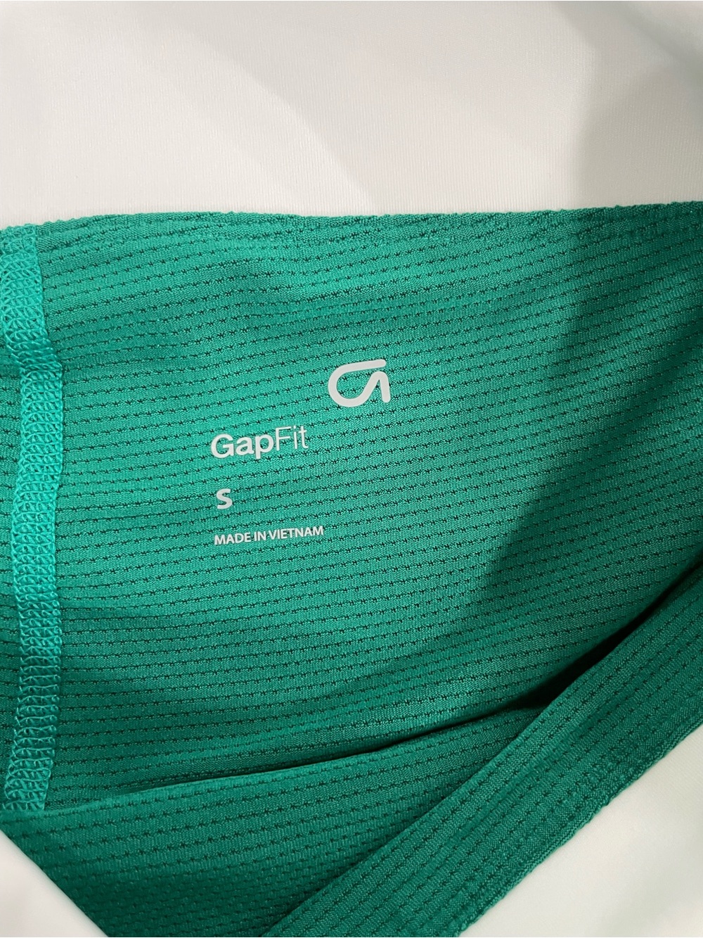 NWT GapFit Side Slit Skort Green and White Size S - Picture 7 of 8